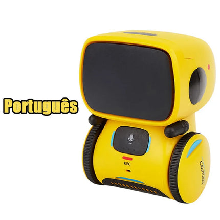 Intelligent RC Robot Toy – Interactive Voice & Touch Control with Russian, English & Spanish Versions for Educational Play