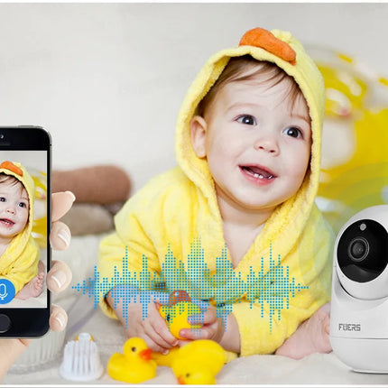 Fuers 5MP IP Camera – Tuya Smart WiFi Indoor Security Cam with Tracking