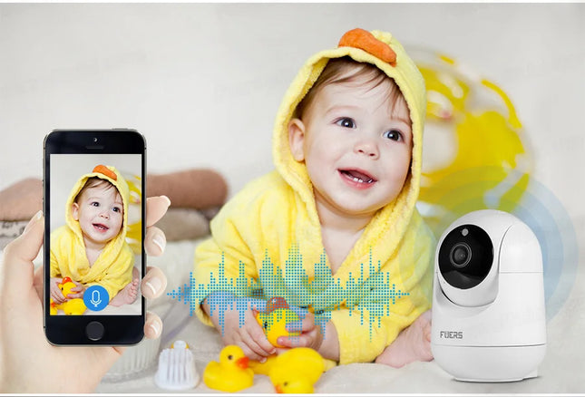 Fuers 5MP IP Camera – Tuya Smart WiFi Indoor Security Cam with Tracking