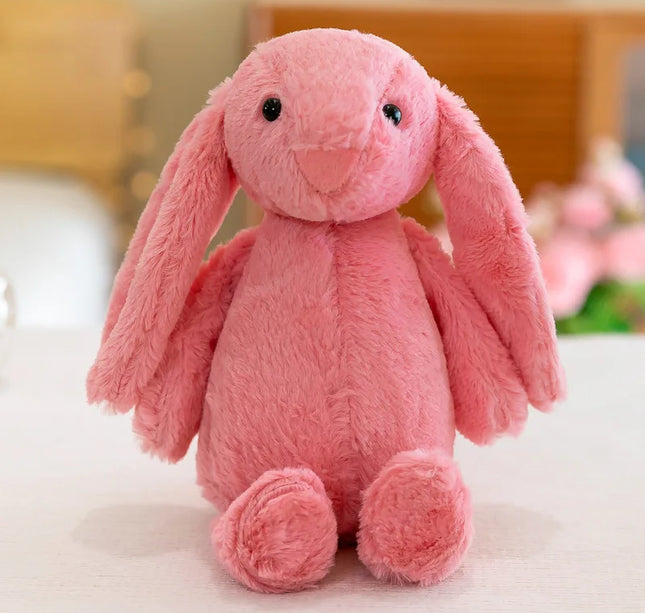 Cute Bunny Rabbit Plush Toy – Long Ear Soft Stuffed Animal Doll for Girls, Kids & Baby Birthday Gifts
