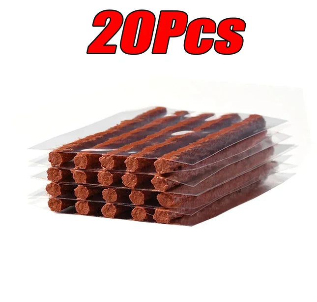 Tubeless Tire Repair Kit – 5–50pcs Plug Tools with Rubber Strips for Car, Truck & Motorcycle