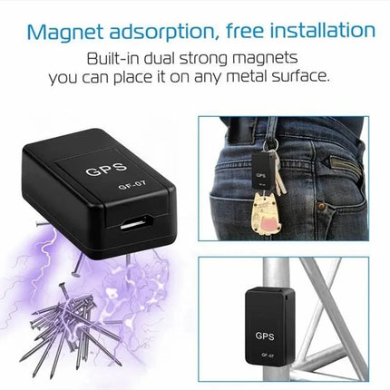 GF07 Magnetic GPS Tracker – Real-Time Mini Locator Device for Cars, Vehicles & Pet Tracking