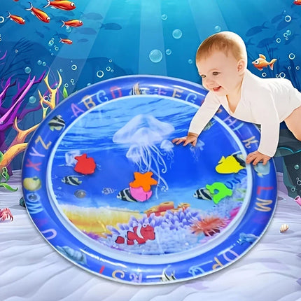 Infinno Baby Tummy Time Mat – Premium Inflatable Water Cushion for Sensory Play