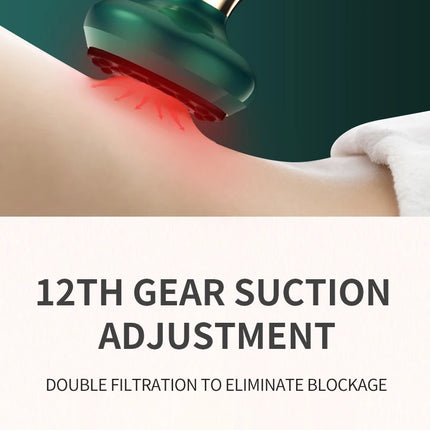 Tricolor Electric Massager GuaSha Anti Cellulite Vacuum Suction Cup Beauty Health Scraping Infrared Heat Slimming Massage Thera