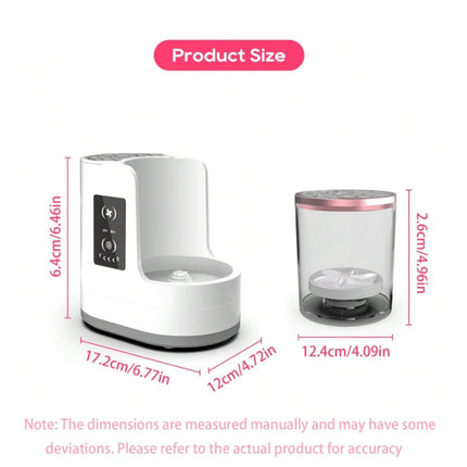 2025 New Electric Makeup Brush Cleaner Washing And Drying Set Automatic Brush Cleaning And Drying Beauty Tool Cleaning Machine.