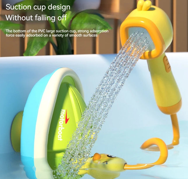 Automatic Water Spray Duck Toy – Sensory Bath Gift for Toddlers & Babies