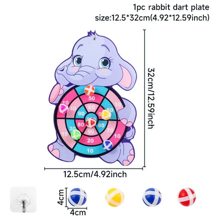 Safari Jungle Dart Board – Panda Party Favor for Kids & Baby Showers toy