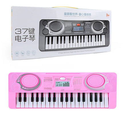 37-Key Electronic Piano Keyboard – Portable Musical Instrument Educational Toy for Kids Christmas & Birthday Gift