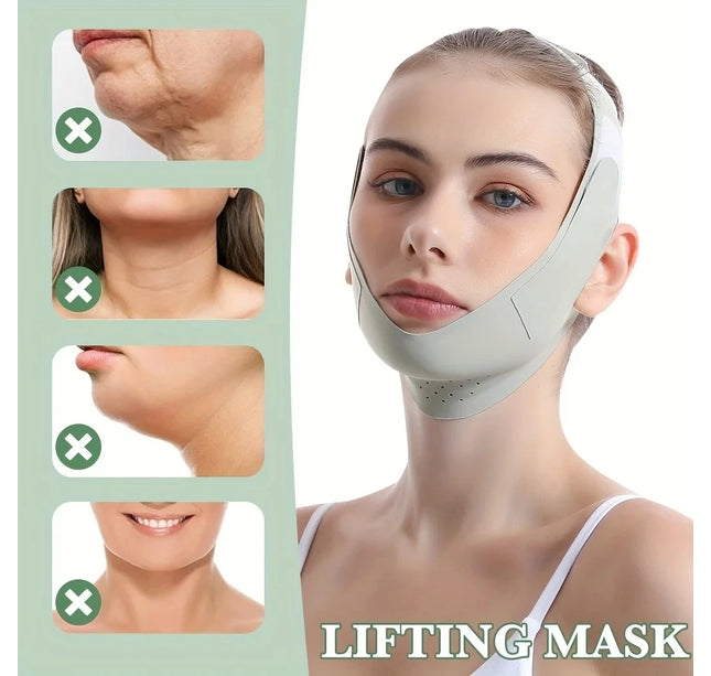 Reusable Face Slimming Bandage V Line Face Shaper Women Chin Cheek Lift Up Belt Facial Massage Strap Face Skin Care Beauty Tools
