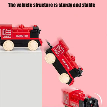 Electric Rail Train Set – Educational Assembly Model Toy for Boys, Simulation Track for Christmas & Birthday Gifts