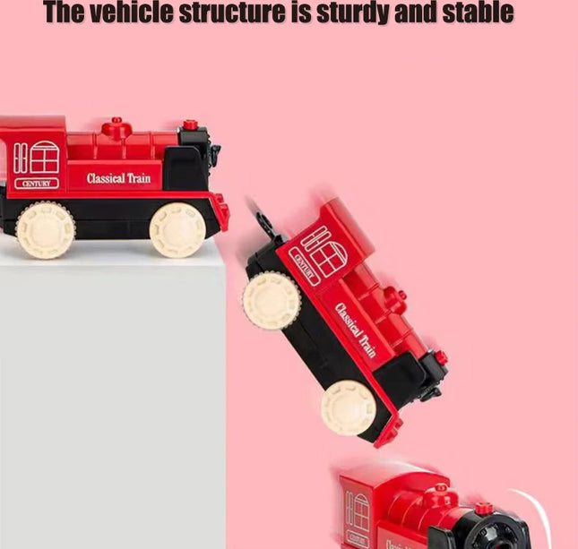 Electric Rail Train Set – Educational Assembly Model Toy for Boys, Simulation Track for Christmas & Birthday Gifts