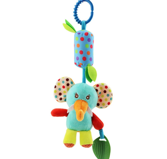 Baby Crib Hanging Rattles Toys Car Seat Toy Soft Mobiles Stroller Crib Cot Spiral Toy Pram Hanging Dolls for Babies Newborn Gift