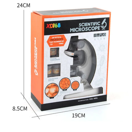 Children’s Microscope Toy – Educational Science Experiment Tool to Boost Learning & Intelligence
