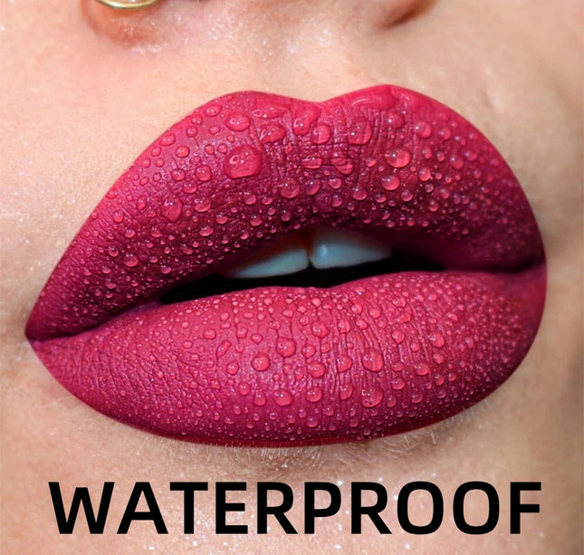 19 colors Matte Velvet Lip Gloss Waterproof Liquid Lipstick Nude Black Lips tint Makeup Lip Glaze Cosmetics Red Lip Stain Beauty