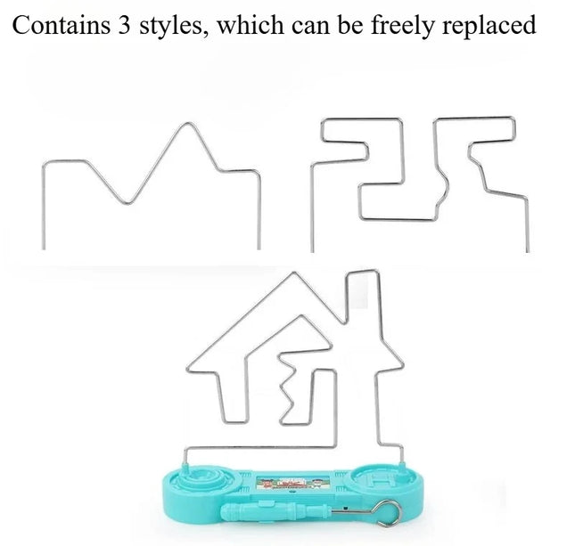 Kids Electric Shock Toy Education Electric Touch Maze Game Party Funny Game Science Experiment Toys for Children Best Gift