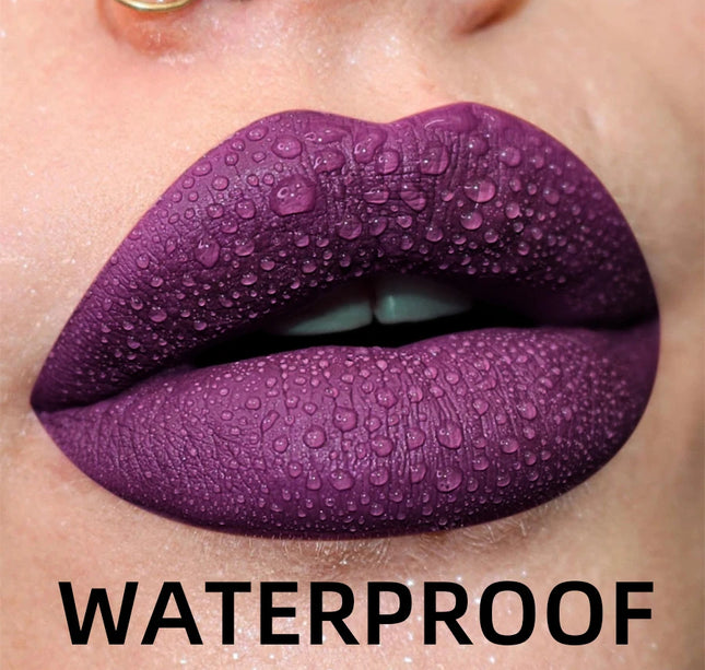 19 colors Matte Velvet Lip Gloss Waterproof Liquid Lipstick Nude Black Lips tint Makeup Lip Glaze Cosmetics Red Lip Stain Beauty