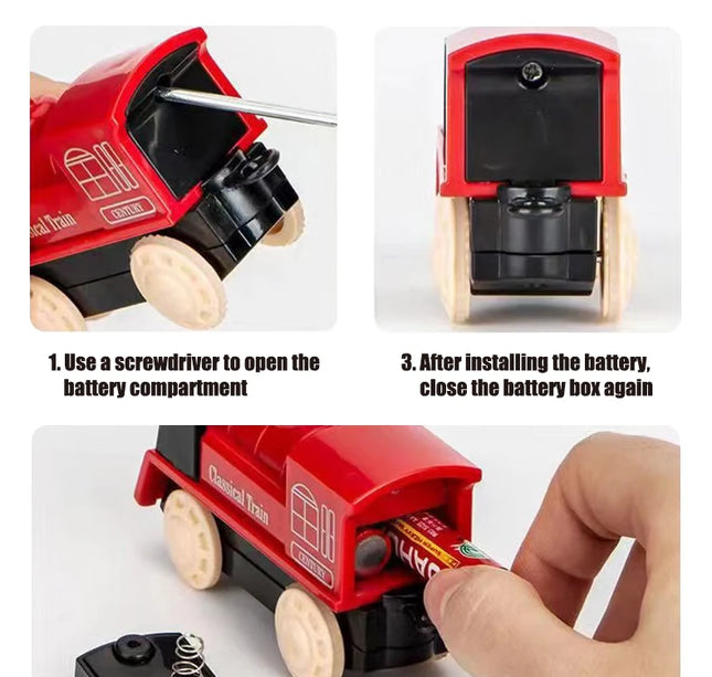 Electric Rail Train Set – Educational Assembly Model Toy for Boys, Simulation Track for Christmas & Birthday Gifts