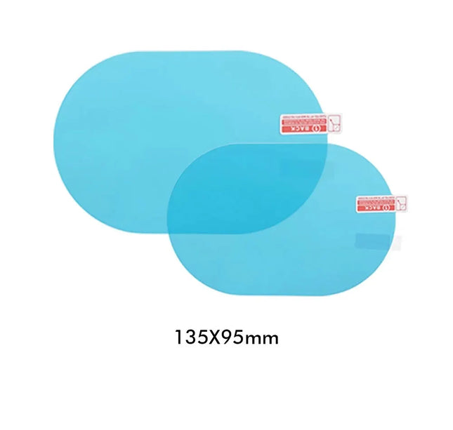 Rearview Mirror & Side Window Film – 2pcs Anti-Fog Rainproof Car Protection Stickers