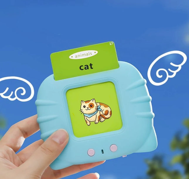 Early Education Flash Card Talking Flashcards for Kids Preschool Electronic Early Education Machine Gift Toddlers Montessori Toy