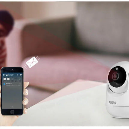 Fuers 5MP IP Camera – Tuya Smart WiFi Indoor Security Cam with Tracking