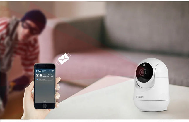 Fuers 5MP IP Camera – Tuya Smart WiFi Indoor Security Cam with Tracking