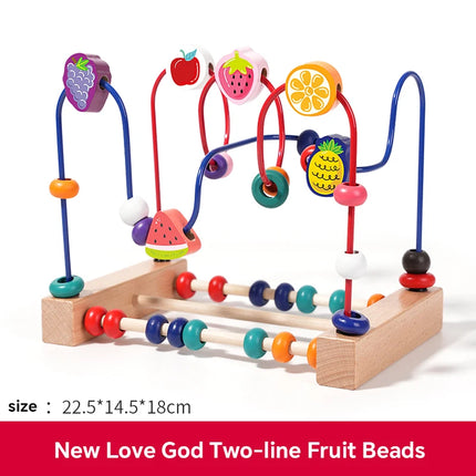 Early Education Building Blocks & Beads – Intelligence Development Toy for Toddlers Ages 1–3 Boys & Girls