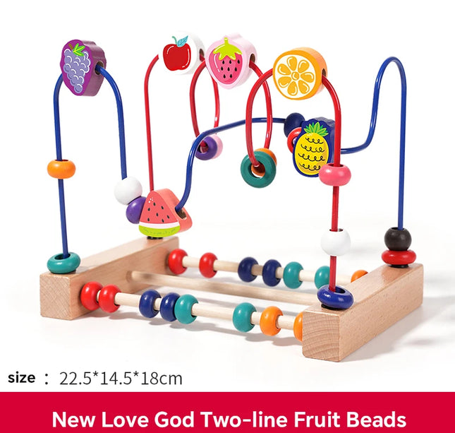 Early Education Building Blocks & Beads – Intelligence Development Toy for Toddlers Ages 1–3 Boys & Girls