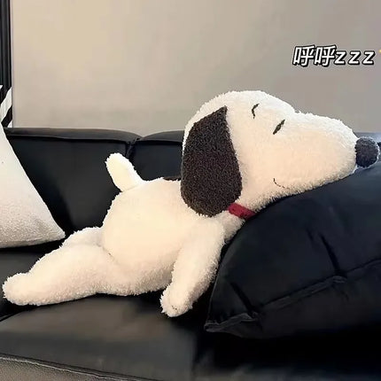 Big Snoopy Plush Toy – Kawaii White Dog Soft Stuffed Pillow Doll for Kids, Girlfriends & Birthday Gifts