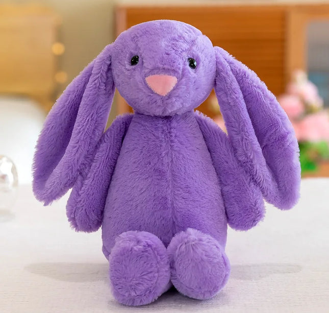 Cute Bunny Rabbit Plush Toy – Long Ear Soft Stuffed Animal Doll for Girls, Kids & Baby Birthday Gifts