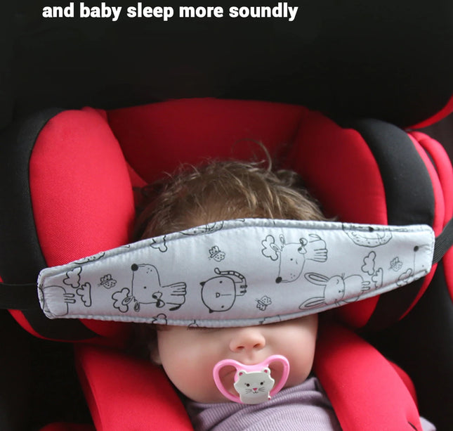 Adjustable Baby Head Support Belt – Car Seat & Stroller Sleep Positioner for Boys & Girls