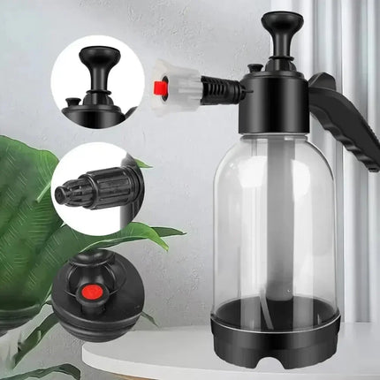 Pneumatic Foam Spray Bottle – Handheld Car Wash & Multi-Surface Cleaning Tool