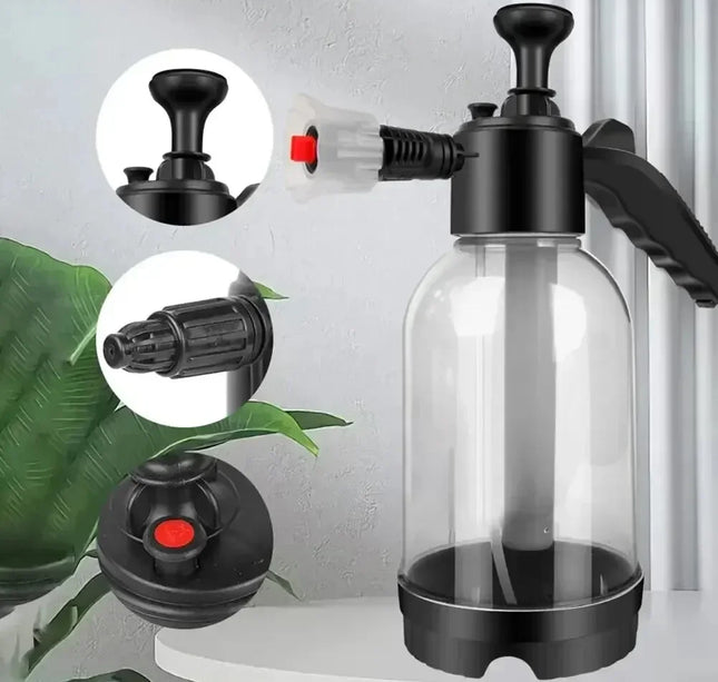 Pneumatic Foam Spray Bottle – Handheld Car Wash & Multi-Surface Cleaning Tool