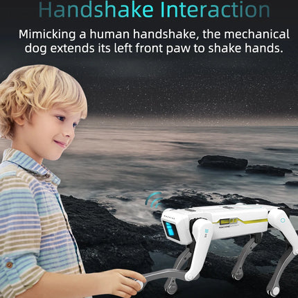 Teeggi RC Intelligent Robot Dog – Multifunctional Bionic Smart Mechanical Pet with Turret Educational Toy Gift