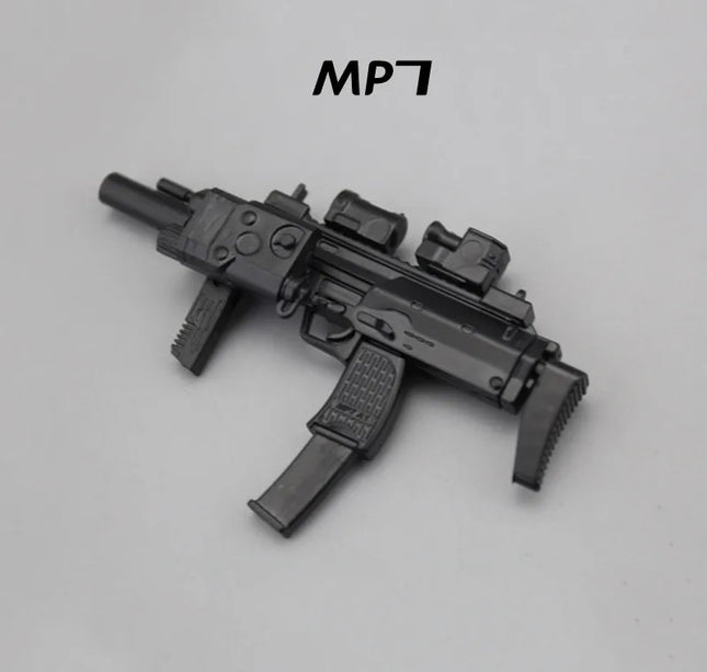 1/6 Scale Soldier Weapon Model Set – MP40, HK416, AK47 Puzzle Assembly Military Educational Toys