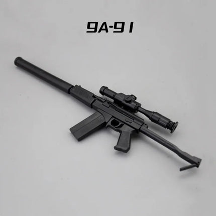 1/6 Scale Soldier Weapon Model Set – MP40, HK416, AK47 Puzzle Assembly Military Educational Toys
