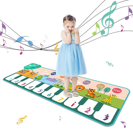 Coolplay Musical Piano Mat – Floor Keyboard with 8 Animal Sounds for Toddlers & Baby Educational Play