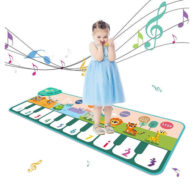 Coolplay Musical Piano Mat – Floor Keyboard with 8 Animal Sounds for Toddlers & Baby Educational Play