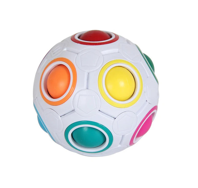 Antistress Cube Magic Fidget Toys Puzzle Rainbow Balls Children Educational Toy Adult Kid Reliever Stress Anxiety Christmas Gift