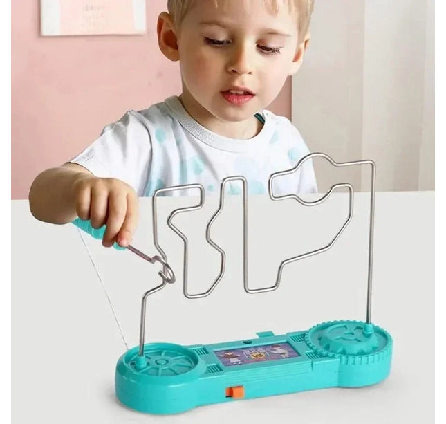 Kids Electric Shock Toy Education Electric Touch Maze Game Party Funny Game Science Experiment Toys for Children Best Gift