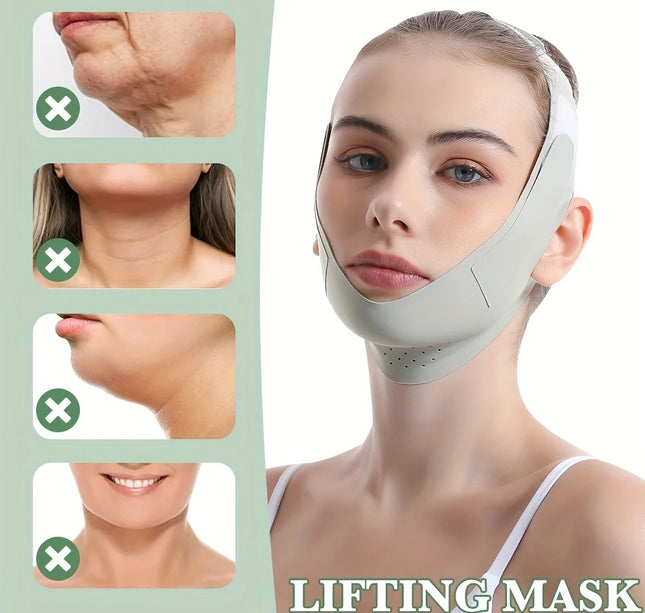 Reusable Face Slimming Bandage V Line Face Shaper Women Chin Cheek Lift Up Belt Facial Massage Strap Face Skin Care Beauty Tools