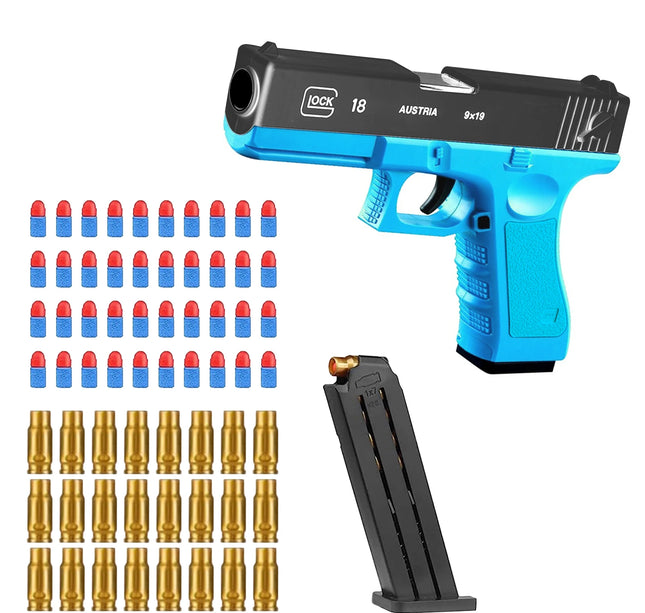 Toy Guns Ball Blaster With Soft Bullets Toys Foam Blaster Shooting Games Education Toy Model For 6,7,8,9,14+ Kids