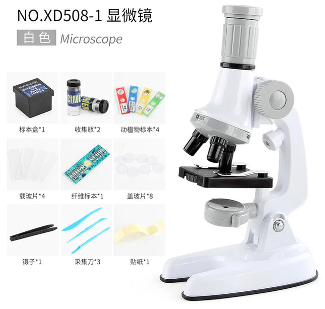 Children’s Microscope Toy – Educational Science Experiment Tool to Boost Learning & Intelligence