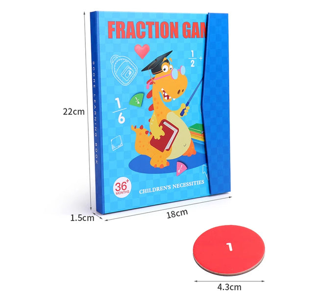 Wooden Magnetic Tangram Puzzle – Educational Montessori Book Toy for Children