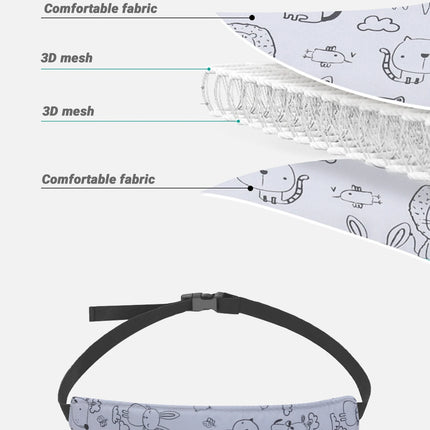 Adjustable Baby Head Support Belt – Car Seat & Stroller Sleep Positioner for Boys & Girls