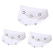 3PCS White