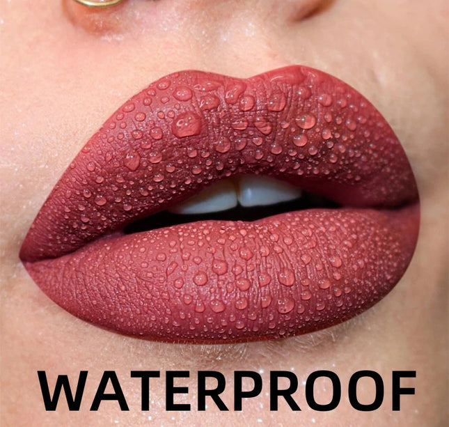 19 colors Matte Velvet Lip Gloss Waterproof Liquid Lipstick Nude Black Lips tint Makeup Lip Glaze Cosmetics Red Lip Stain Beauty