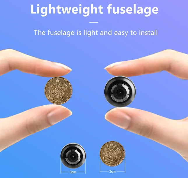 Wireless 1080P Mini Camera – Indoor WiFi Baby Monitor & Security Cam