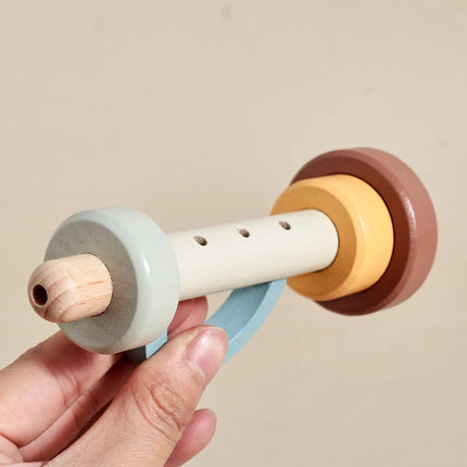 Montessori Musical Instruments Set – Wooden Drum & Xylophone Toys for Babies 0–12 Months Early Education