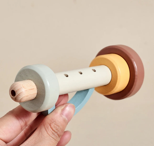 Montessori Musical Instruments Set – Wooden Drum & Xylophone Toys for Babies 0–12 Months Early Education