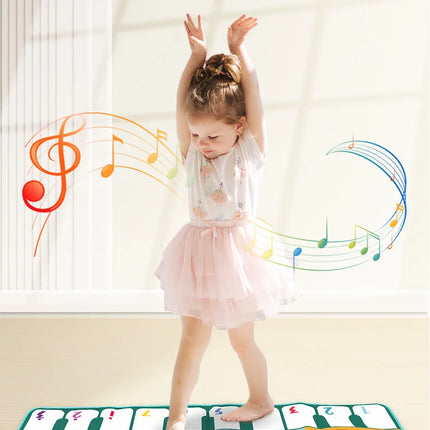 Coolplay Musical Piano Mat – Floor Keyboard with 8 Animal Sounds for Toddlers & Baby Educational Play